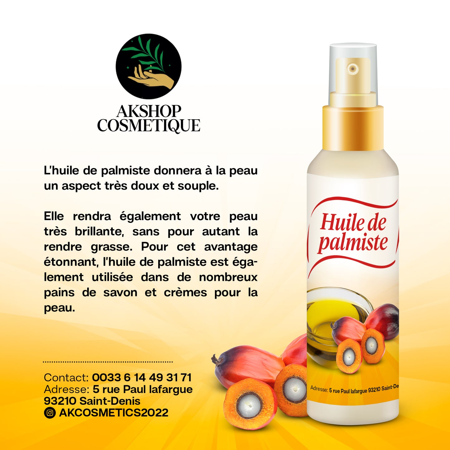 Huile de palmiste