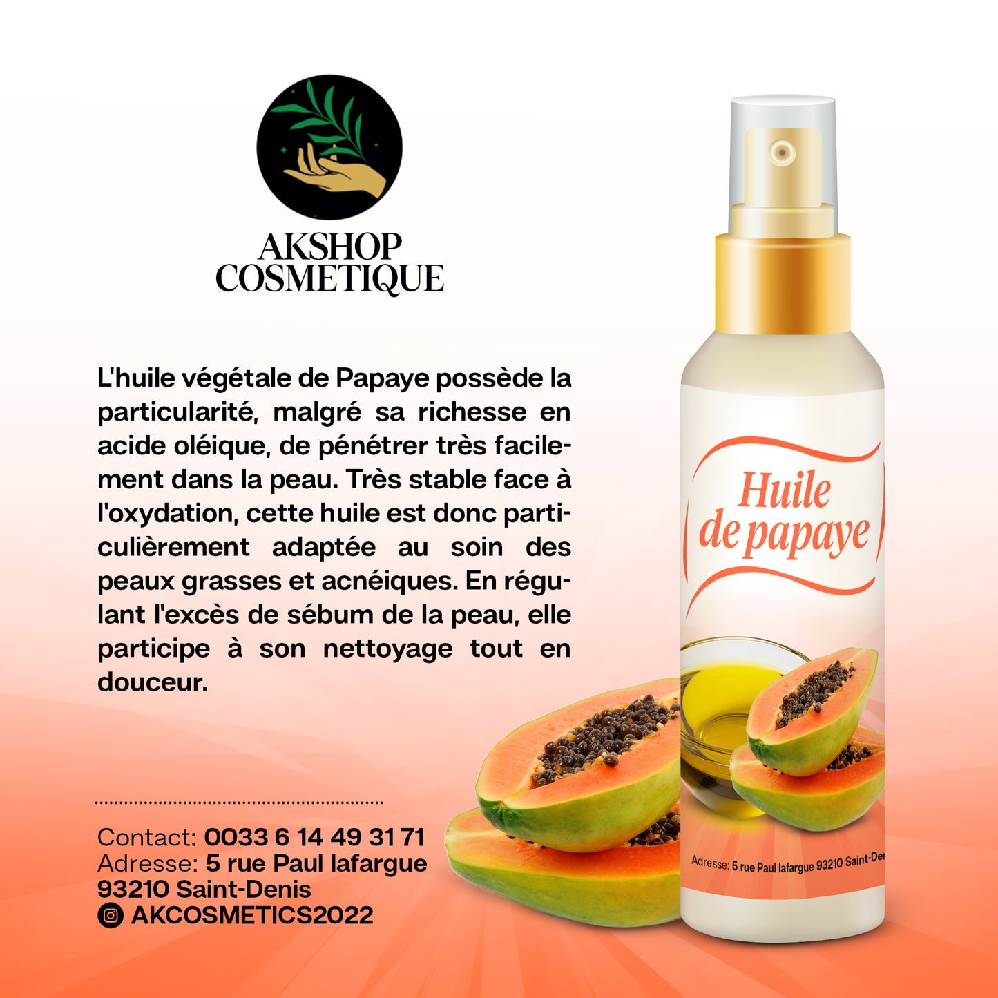 Huile de Papaye