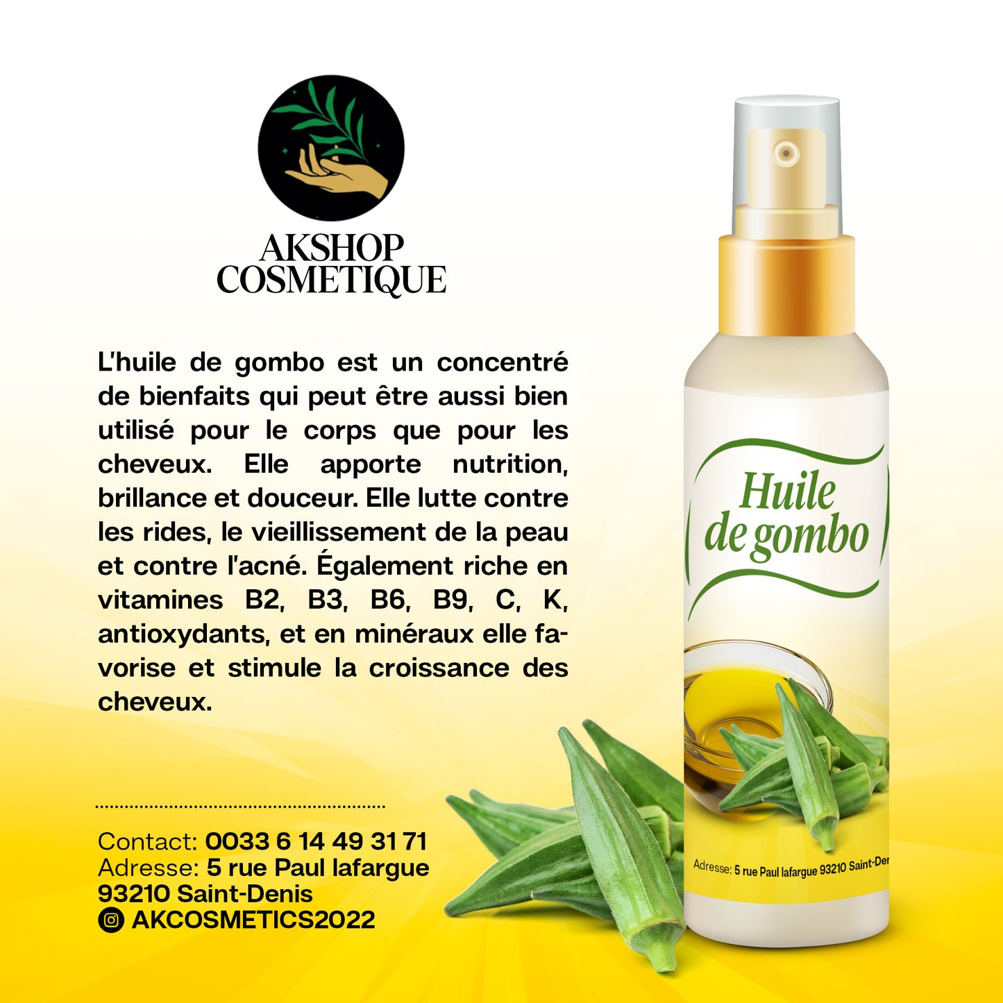 Huile de gombo