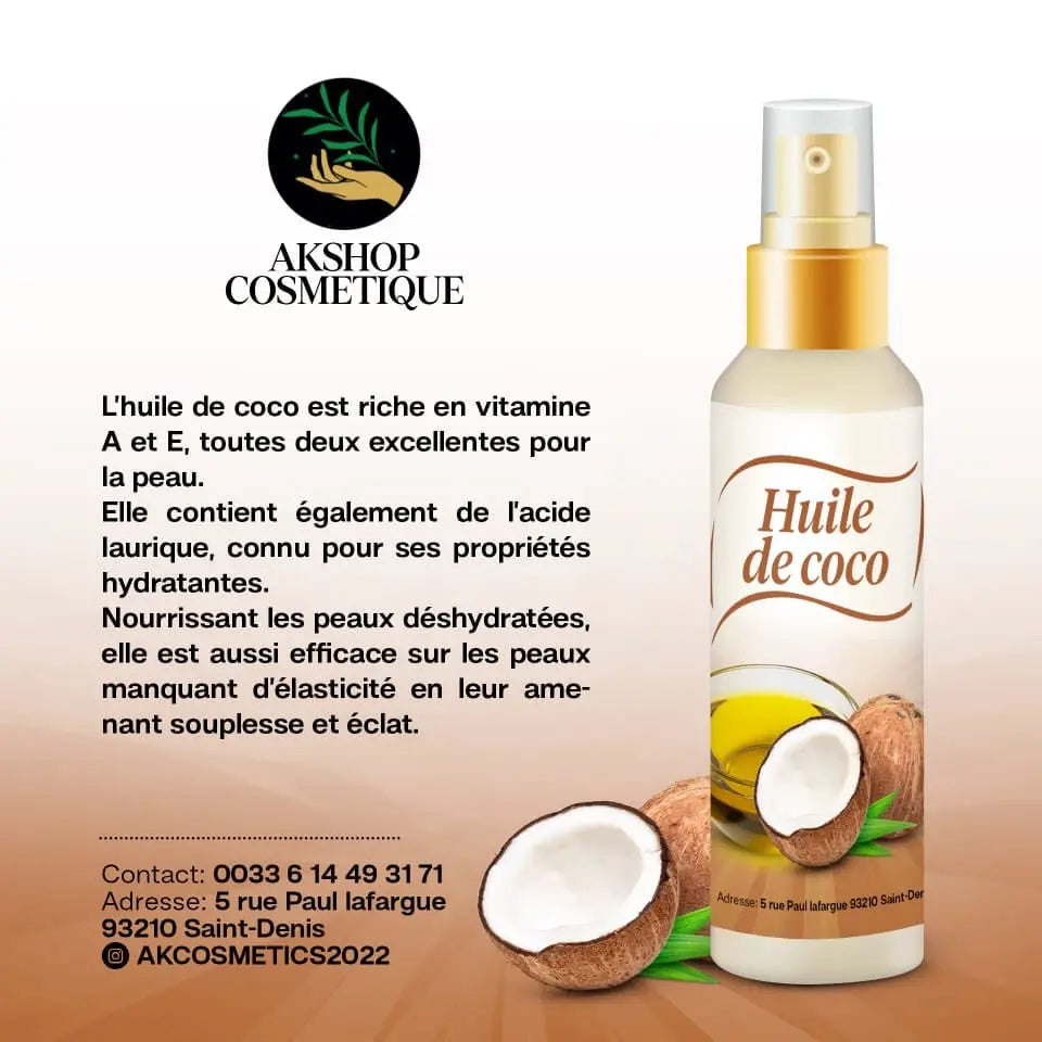 Huile de Coco Akshopbio