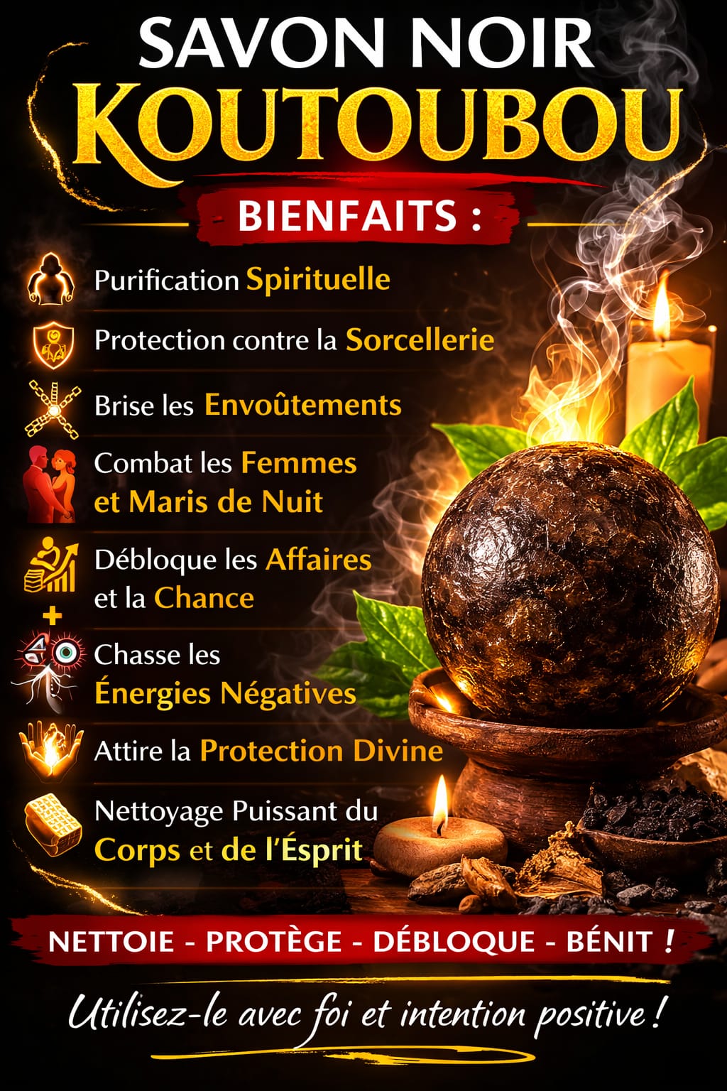 Savon noir koutoubou