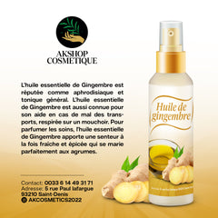 Huile de gingembre