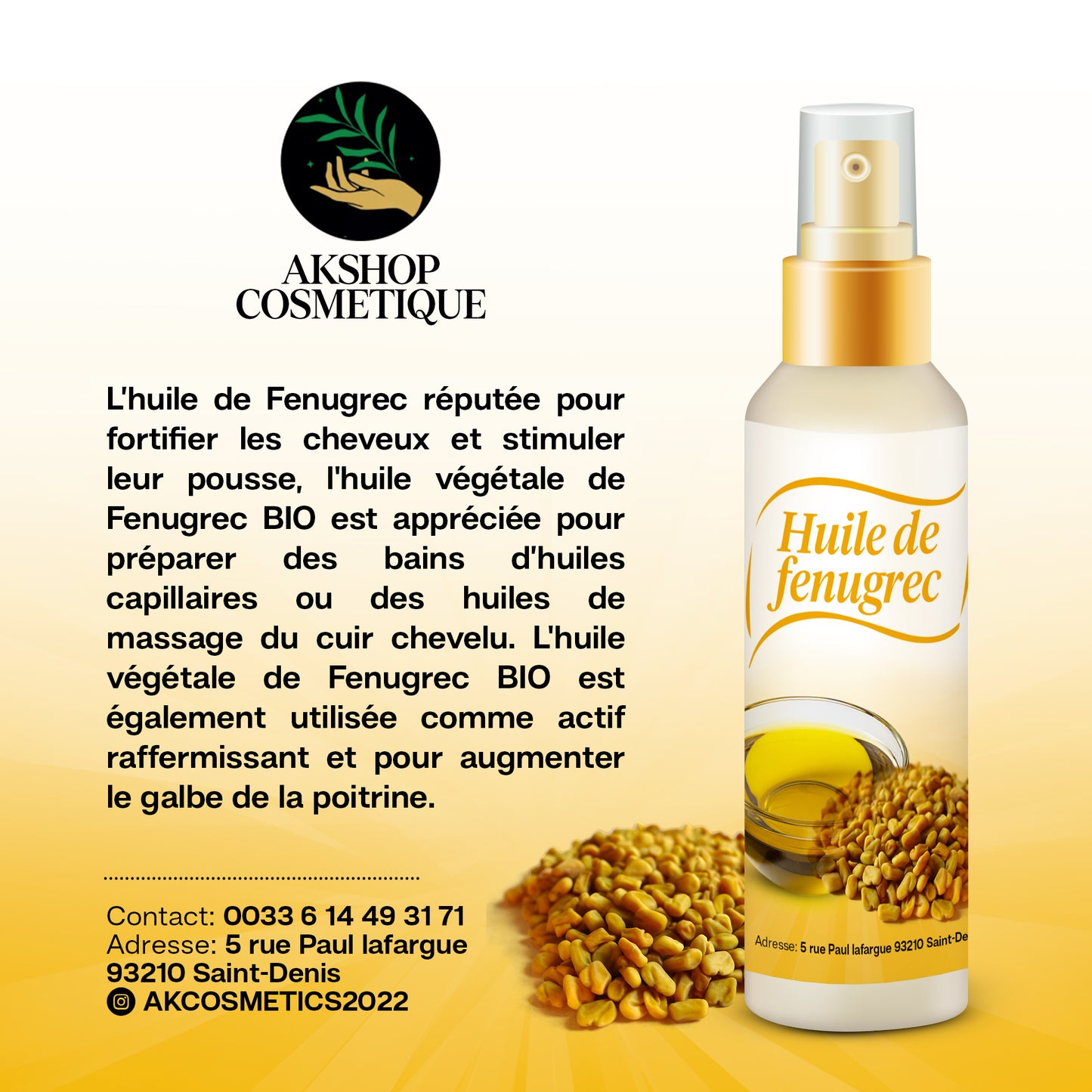 Huile de fenugrec