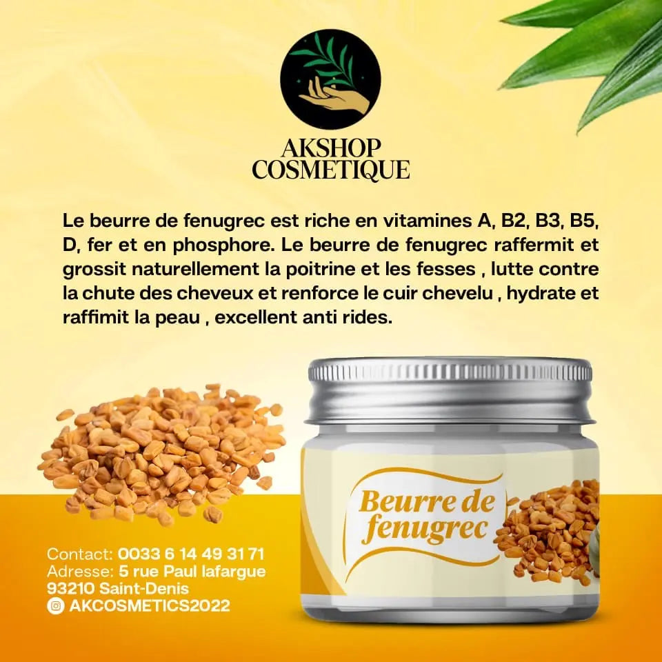 Beure de Fenugrec Akshopbio
