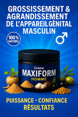 Maxiform Agrandissement Génital de L'homme 100% Bio