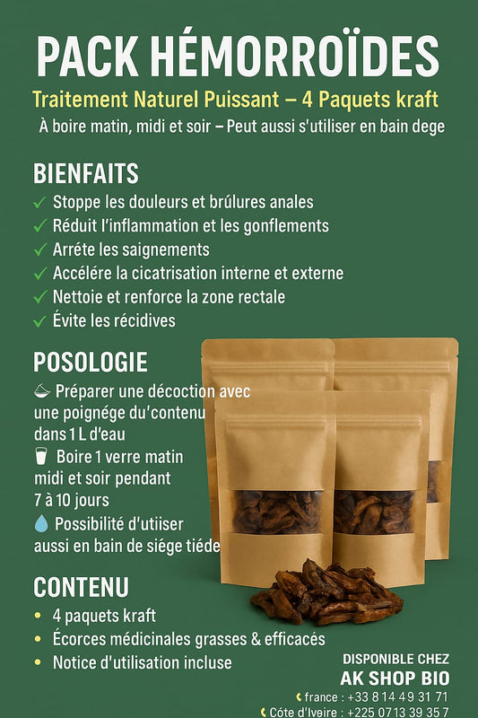 Kit hémorroïdes interne et externe