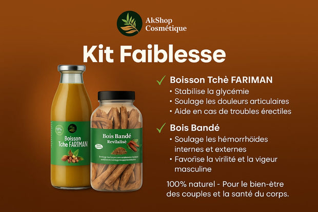 Kit soin faiblesse sexuel homme