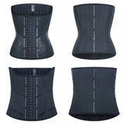 Corset amincissant en latex pour femme, entraîneur de taille, os en acier, long torse, vêtements en saillie, ceintures colombiennes, Cincher, ventre, 25 Akshopbio
