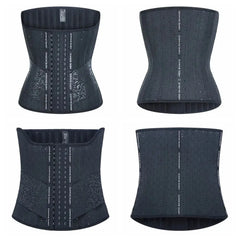 Corset amincissant en latex pour femme, entraîneur de taille, os en acier, long torse, vêtements en saillie, ceintures colombiennes, Cincher, ventre, 25 Akshopbio