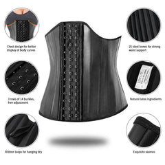 nant la marijuana, sangle bever Corset amincissant en latex pour femme, gaine amincissante, ventre plat akshopbio