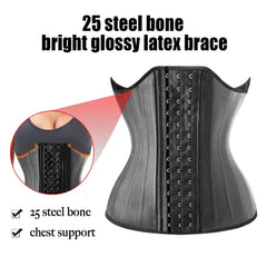 nant la marijuana, sangle bever Corset amincissant en latex pour femme, gaine amincissante, ventre plat akshopbio