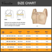 Soutien-gorge post-opératoire avec fermeture frontale pour femme, ration de posture, spoeur de corps, vêtements protubérants de compression push-up avec crochets akshop bio